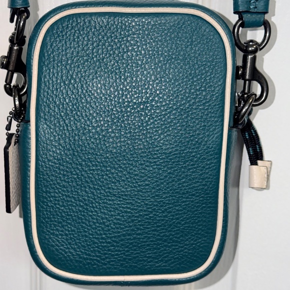 Coach Vale Phoebe Crossbody In Colorblock Green F83267 - Picture 4 of 9